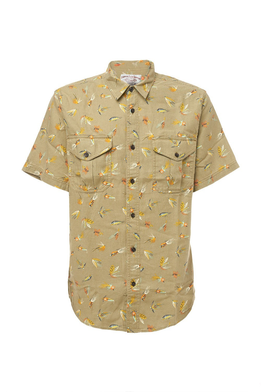 Filson LT WT alaskan guide shirt short sleeve lures olive